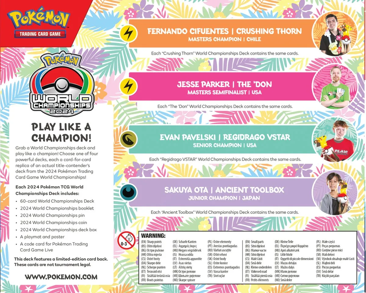 Pokémon TCG World Championships Deck 2024 - Kaarten - POC1134 - afbeelding 5 van 6