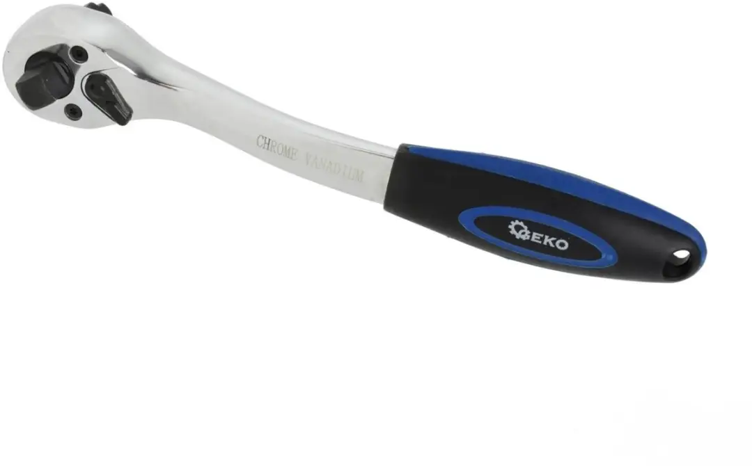 GEKO 3-in-1 Ratel 1/4" 3/8" 1/2" - 72-tands - 205mm - afbeelding 6 van 6