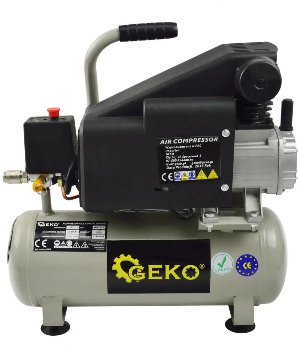 GEKO 8L luchtcompressor