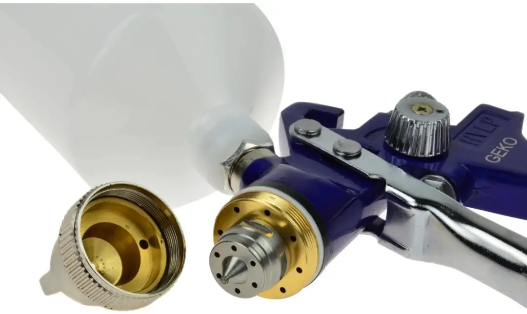 GEKO HVLP Verfspuit 1.4 mm - 0.60L - Blauw - afbeelding 2 van 6