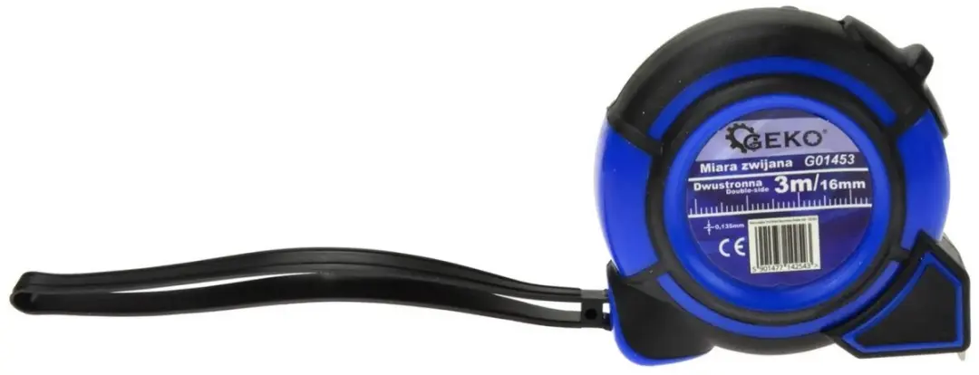 GEKO G01453 Meetlint - 3m - Blauw/Zwart - afbeelding 2 van 6