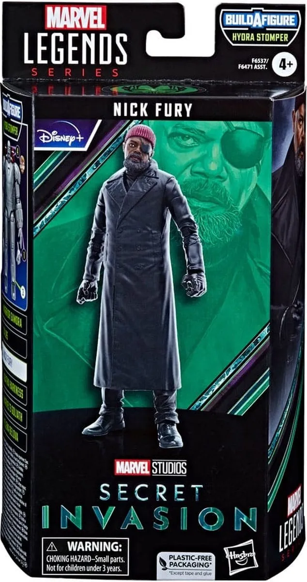 Marvel Legends Nick Fury Hydra Stomper BAF Actiefiguur 15cm - Multicolor - afbeelding 2 van 6