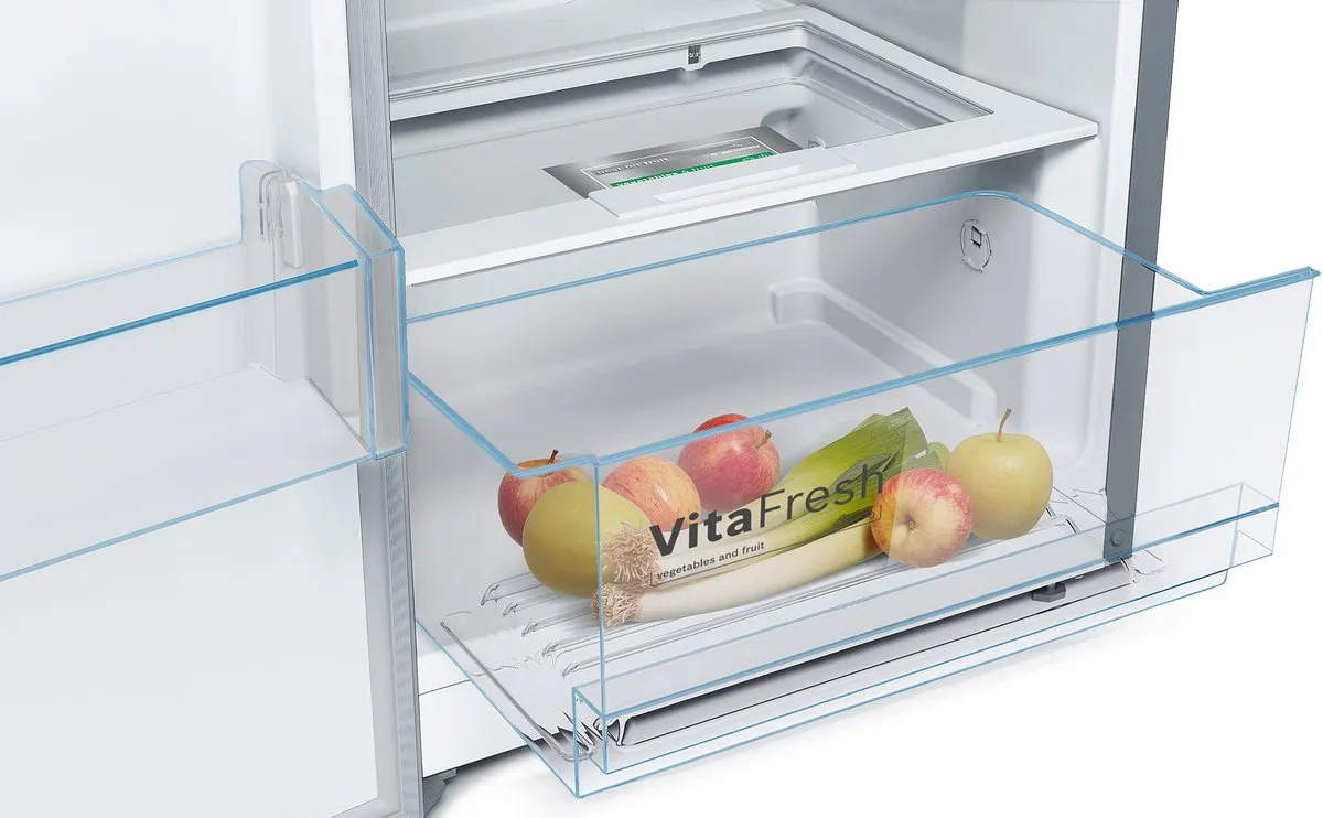 Bosch KSV36VXDP Vrijstaande Koelkast - 348L - Zwart