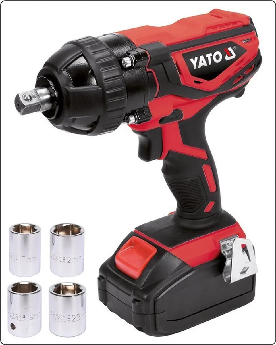 Yato YT-82804 Accu Slagmoersleutel - 18V - 300Nm - 1/2" - afbeelding 3 van 6