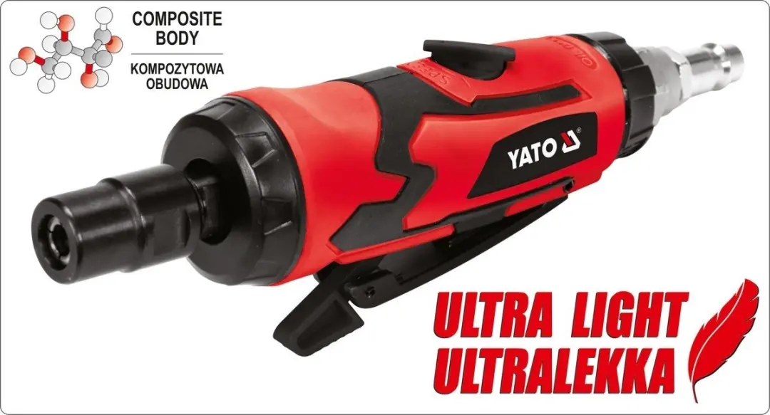 Yato YT-09633 Pneumatische Rechte Slijpmachine - 25.000 RPM - afbeelding 5 van 5