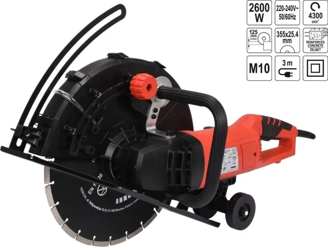 YATO Doorslijpmachine voor beton