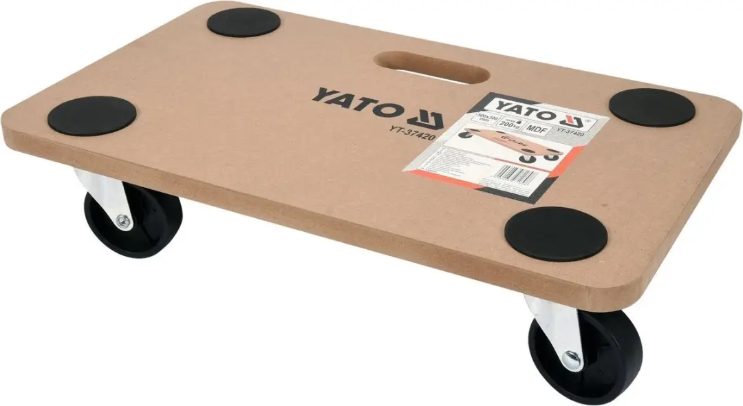 Yato YT-37420 Transportplatformkar - 200 kg - Zwart - afbeelding 2 van 4