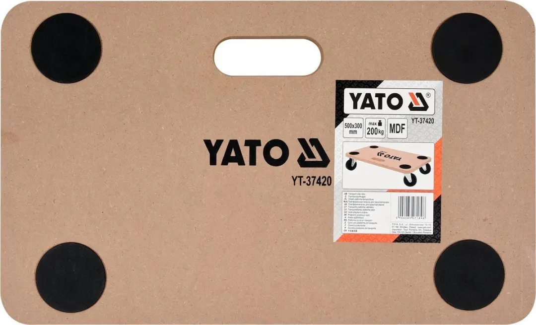 Yato YT-37420 Transportplatformkar - 200 kg - Zwart - afbeelding 3 van 4