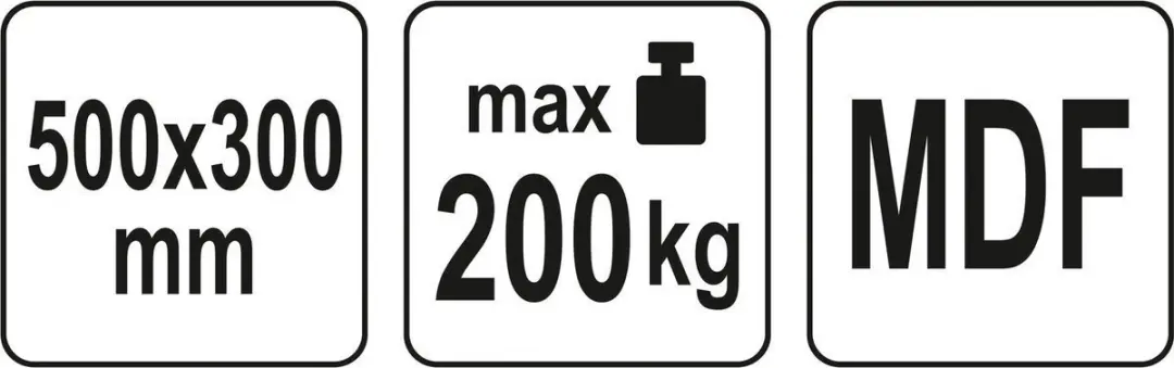 Yato YT-37420 Transportplatformkar - 200 kg - Zwart - afbeelding 4 van 4