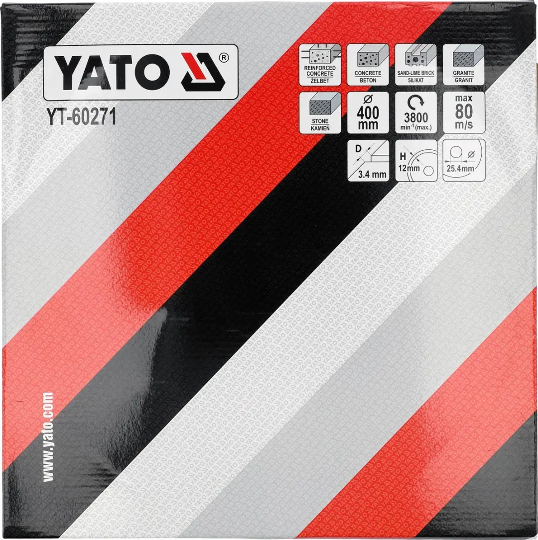 Yato Diamantschijf YT-60271 - Ø400mm - Asgat 25.4mm - afbeelding 3 van 4