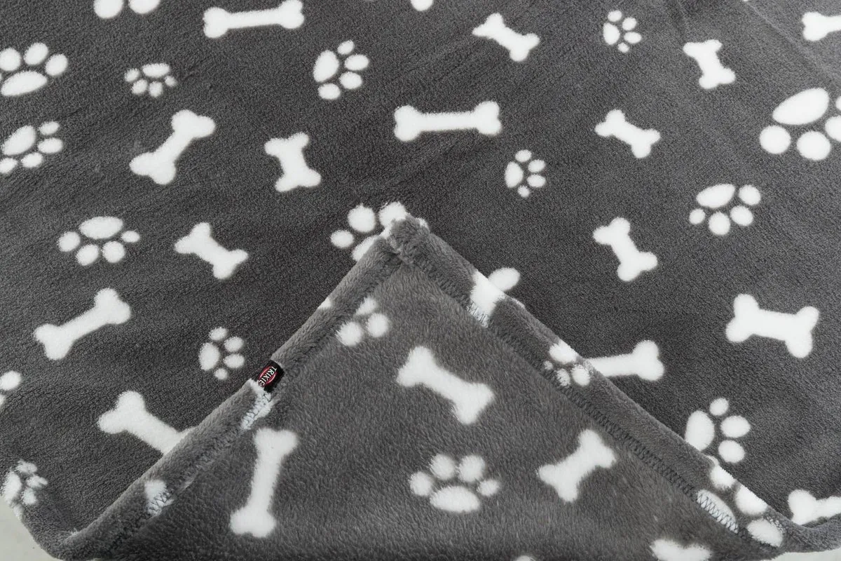 Trixie Hondendeken Kenny Fleece Bot/Pootjes - Grijs