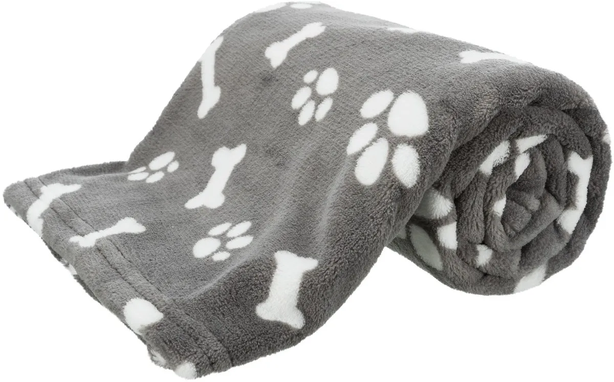 Trixie Hondendeken Kenny Fleece Bot/Pootjes - Grijs