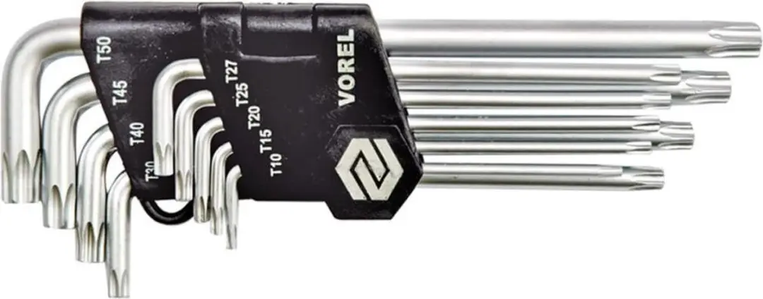VOREL-Torx-veiligheidsmoersleutels-9-st