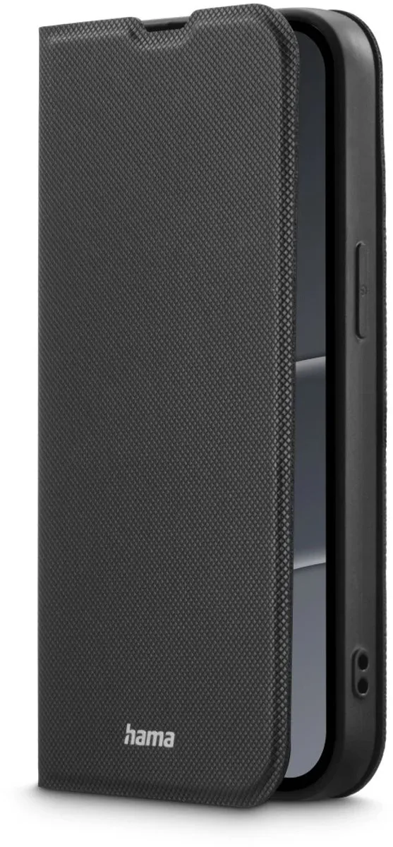 Hama Daily Protect Booklet iPhone 16e/17e Hoesje - 2 Pasjes - Zwart