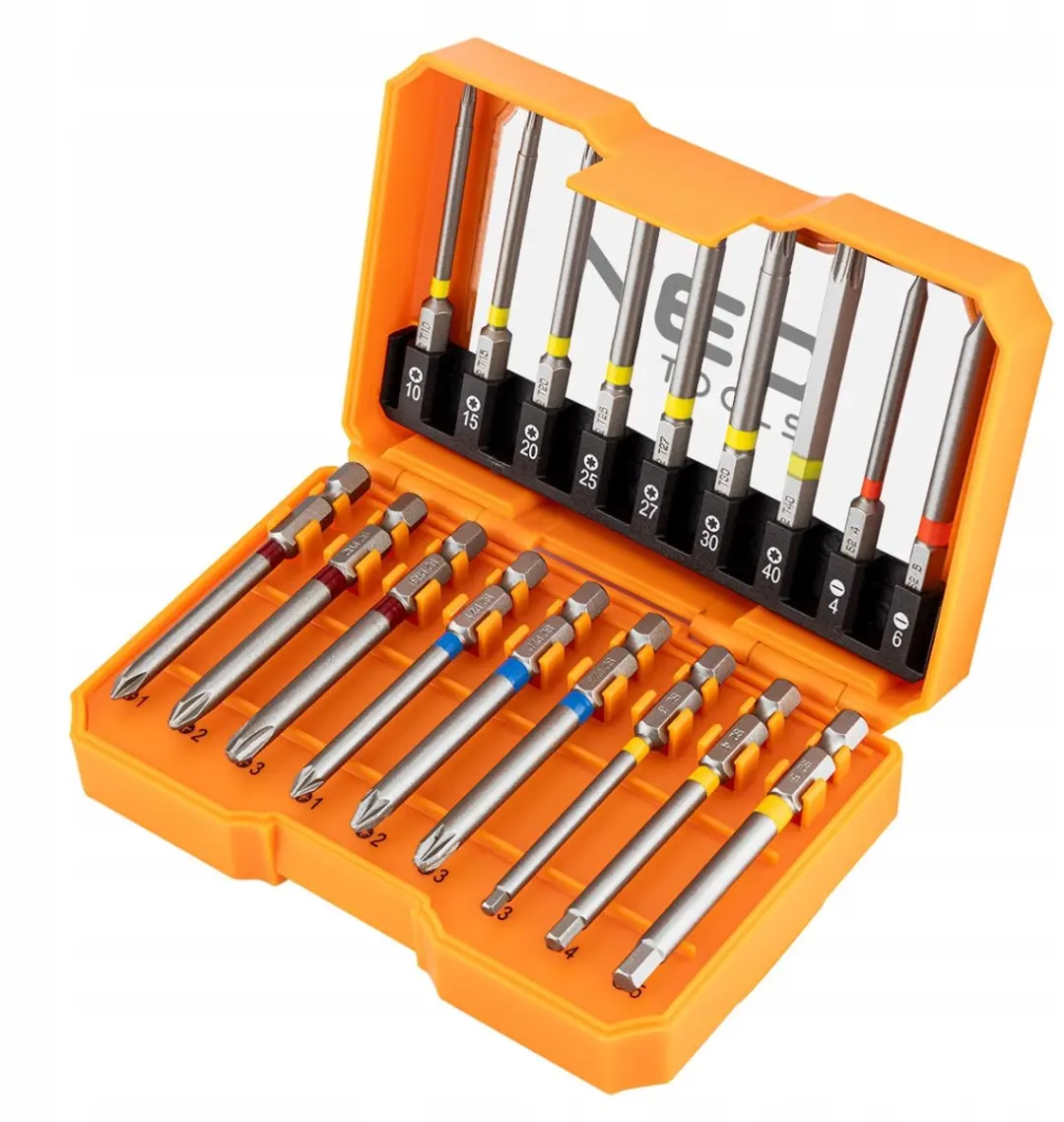 NEO TOOLS Bitset 18-delig