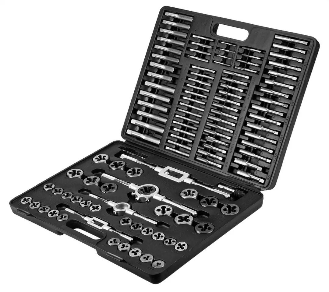 NEO TOOLS Tapset - Draadsnijset - Tap en Snijset - Matrijzen en Tappen 110st. (11-915) - afbeelding 3 van 4