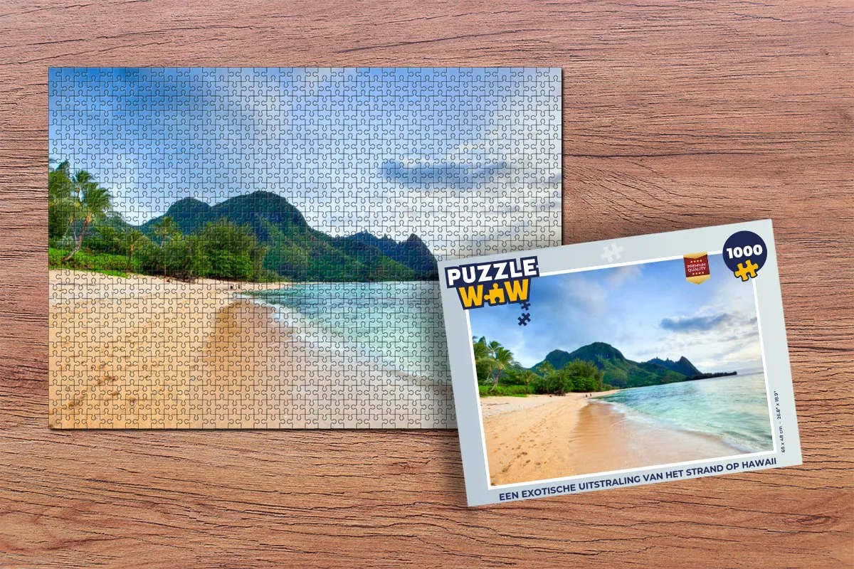 PuzzleWow Hawaii Legpuzzel 1000 Stuks - Multicolor