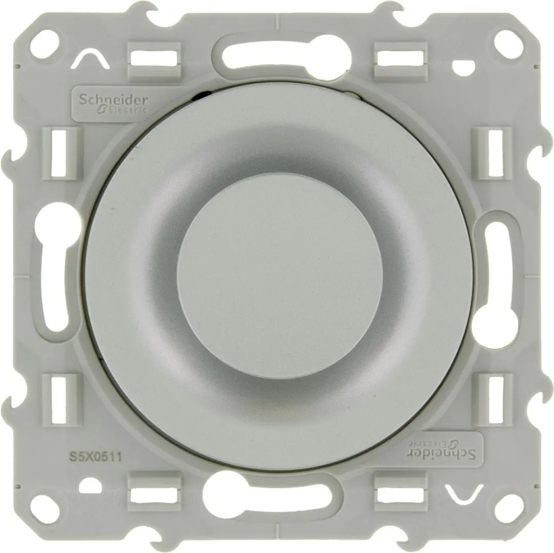 Schneider Electric Odace dimmer gloei-halogeenlamp 40-600w aluminium