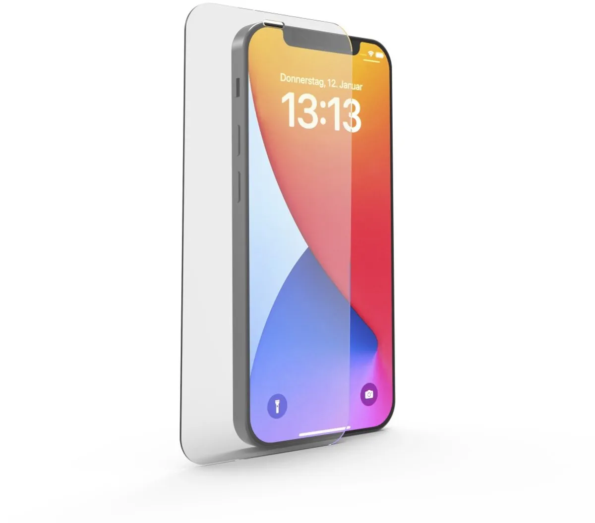 Hama iPhone 12 Screenprotector Clear - inclusief montagehulp
