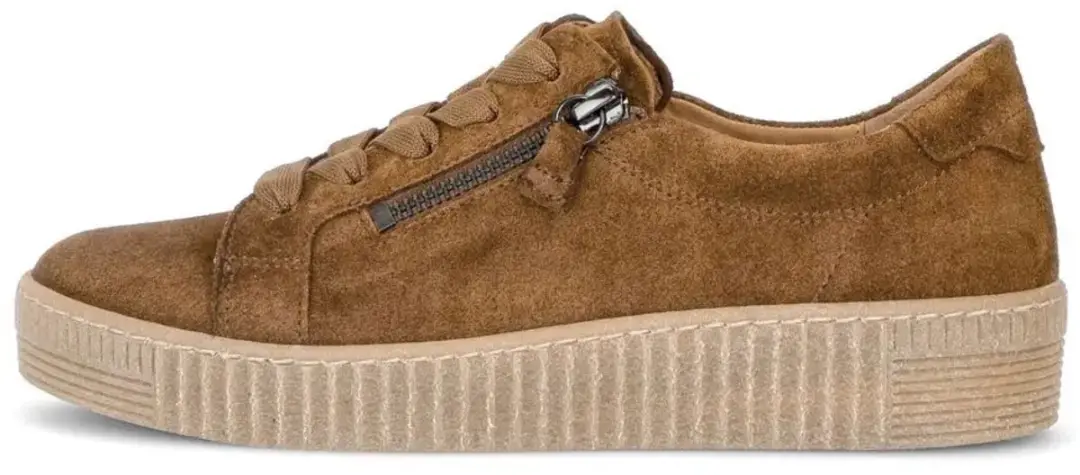 Gabor Dreamvelour Dames Schoenen - Cognac - afbeelding 6 van 6