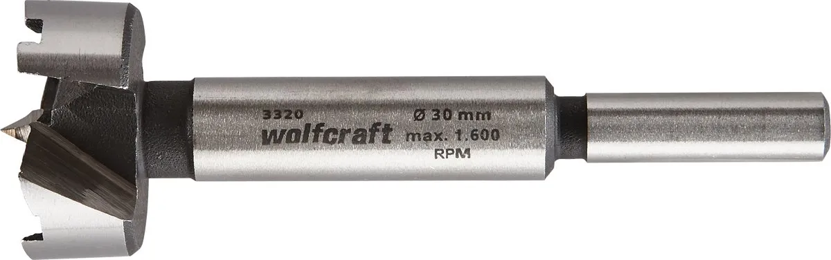 Wolfcraft Scharnierboor 30mm Forstner Hout - 3320000