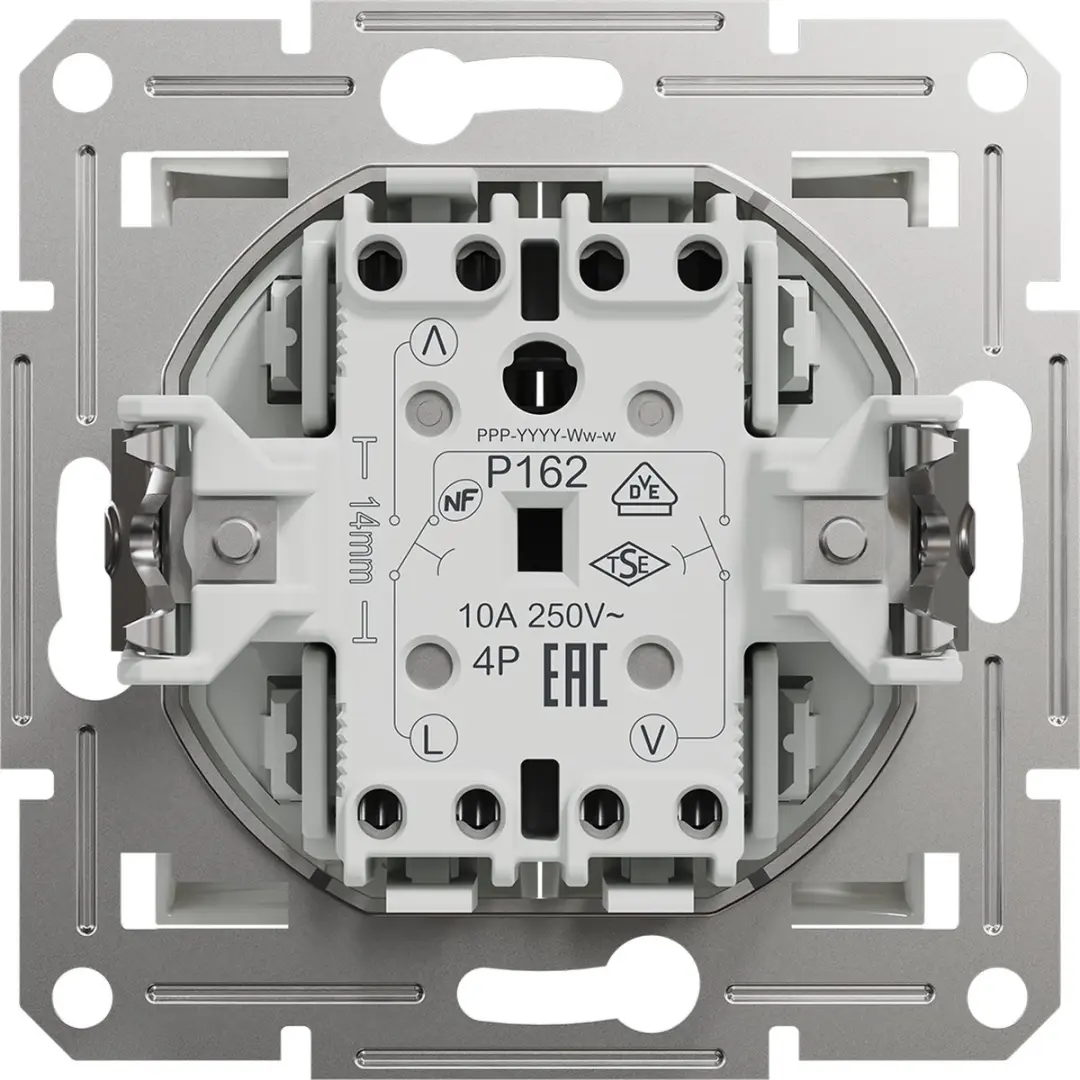 Schneider Electric Asfora EPH1370121D Rolluikknop - Wit - afbeelding 3 van 5