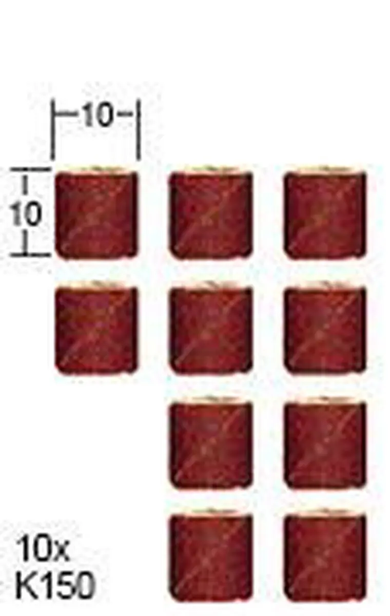 Proxxon Micromot 28 981 Schuurbandlichaamset - 10 stuk - afbeelding 4 van 5