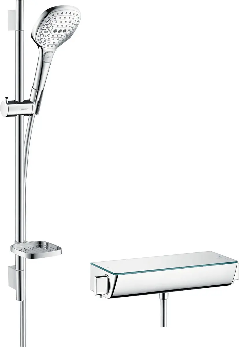 hansgrohe Raindance Select E 120 renovatieset 65 cm met EcoStat Select thermostaat - chroom - 3 straalsoorten - afbeelding 4 van 5