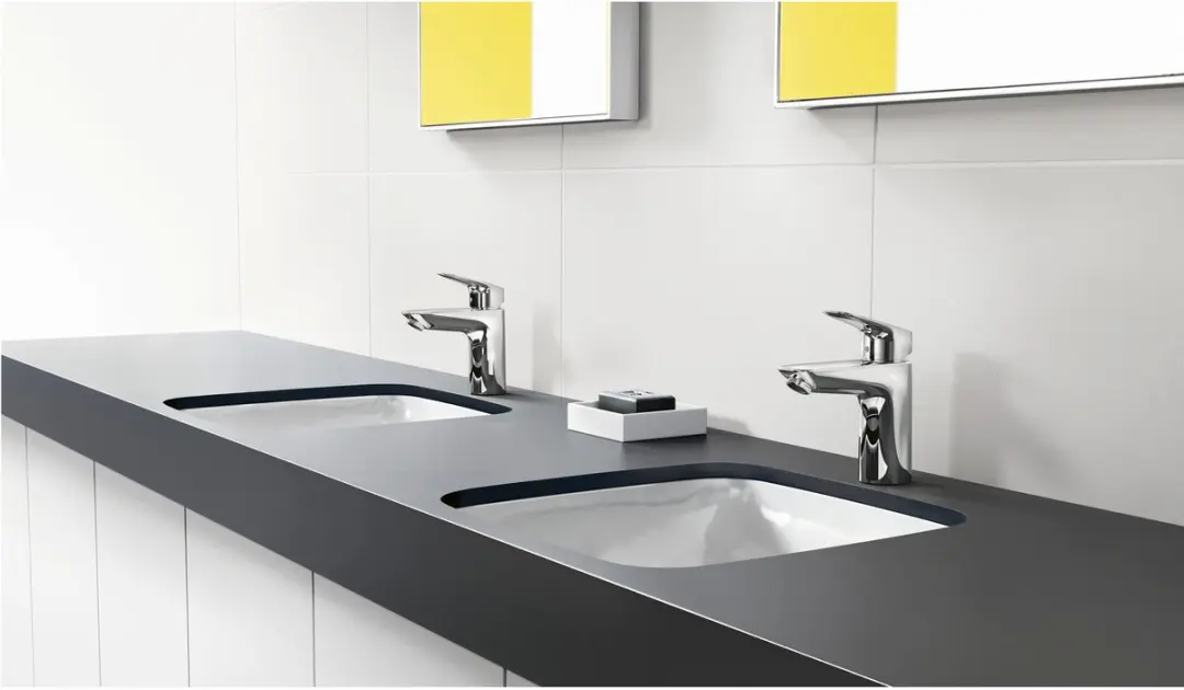 hansgrohe Logis - Wastafelmengkraan - Ééngreeps bediening - CoolStart energiebesparend - Met trekwaste - 100mm - Chroom