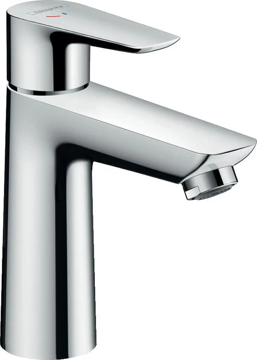 hansgrohe Talis E - Wastafelmengkraan - Ééngreeps bediening - CoolStart energiebesparend - Met trekwaste - 110mm maat - Chroom