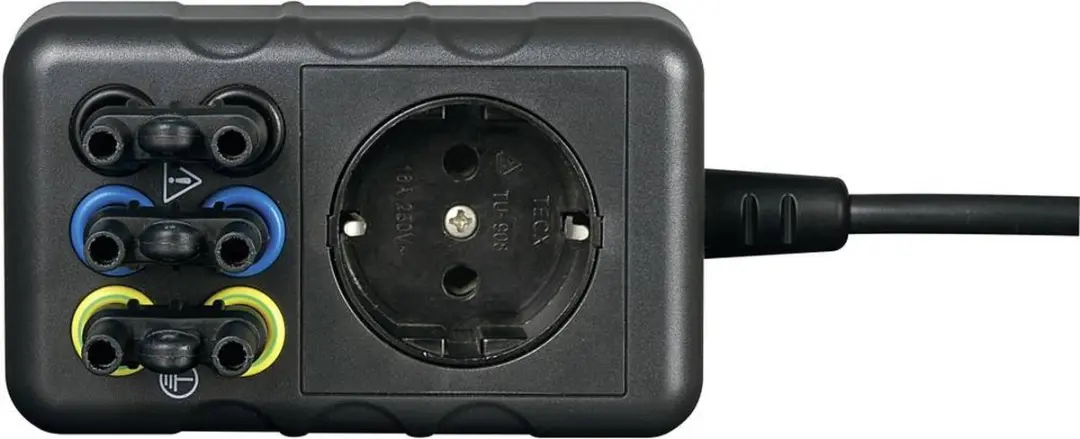 Voltcraft SMA-10 Meetadapter Randaarde stekker - Bus 4 mm - Zwart - afbeelding 3 van 5