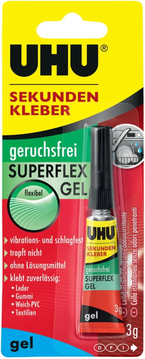 UHU Superlijm SUPERFLEX GEL 45565 3g