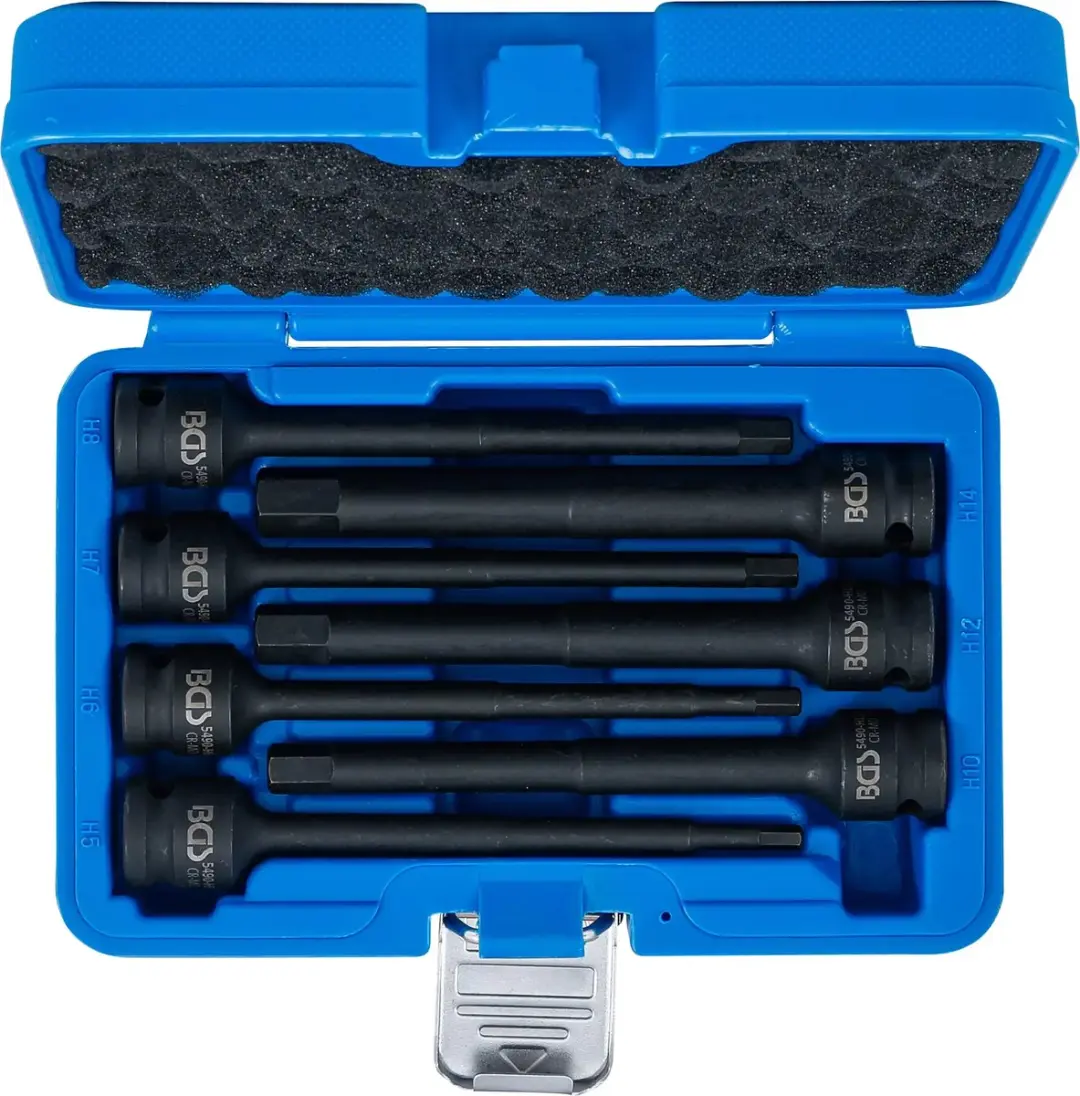 BGS technic Slagbitset 1/2 Inch - 150mm - 7 delig - afbeelding 5 van 6