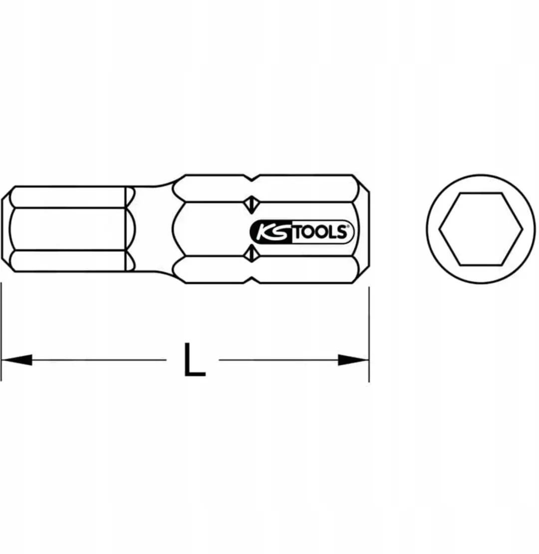 KS Tools 911.2255 Inbusbit 1/4