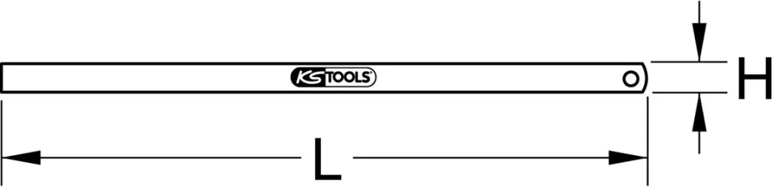 KS Tools Flexibele Stalen Liniaal 300mm - afbeelding 5 van 6