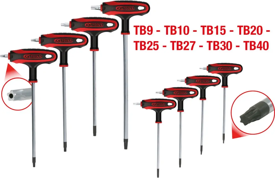 KS Tools ERGOTORQUEplus L-sleutelset T-handgreep 8-delig - afbeelding 3 van 6