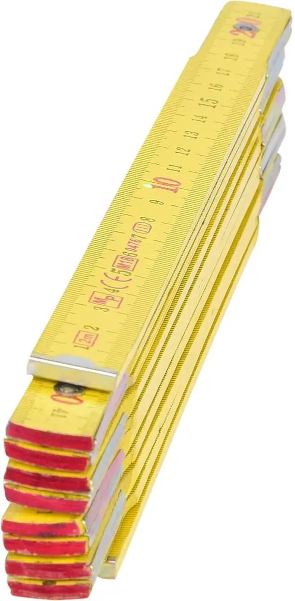 KS Tools 300.0060 Duimstok 2 m Hout - afbeelding 3 van 4