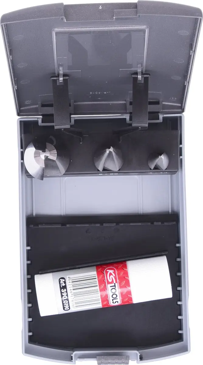 KS Tools 336.0543 HSS Co Plaatschilboren Set - 4-delig - afbeelding 3 van 3