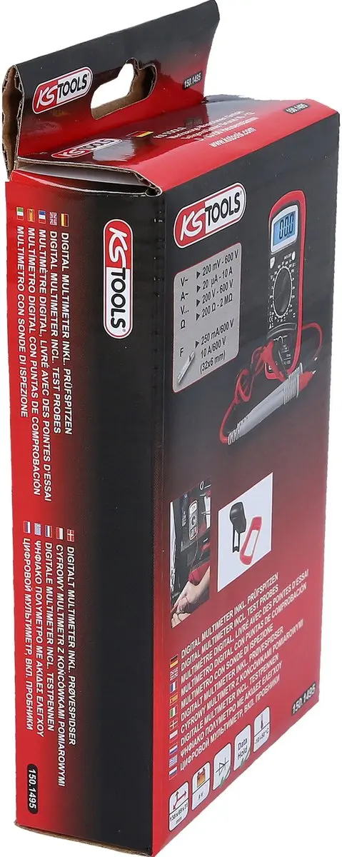 Multimeter KS TOOLS - Digitaal - 200V-600V - 150.1495 - afbeelding 3 van 6
