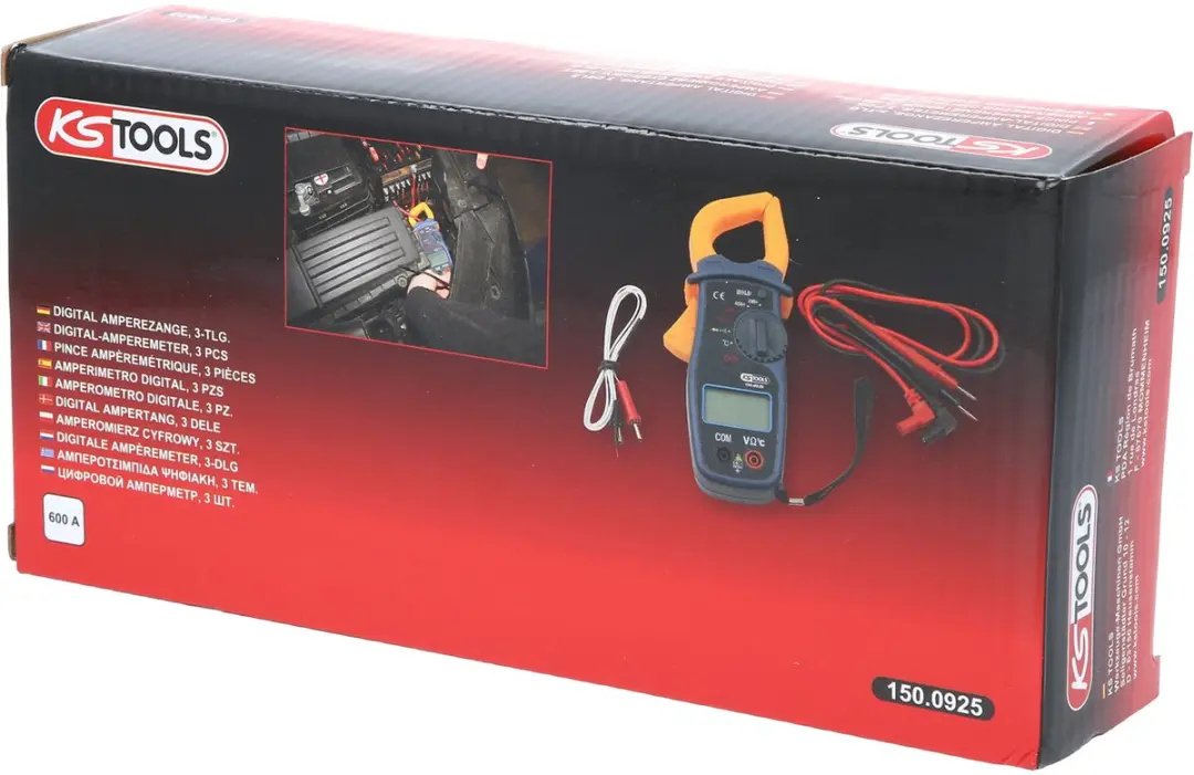 KS Tools 150.0925 Digitale Stroomtang 600V - afbeelding 2 van 6