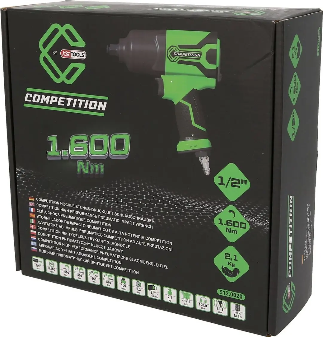 KS Tools 512.0020 Pneumatische slagmoersleutel - afbeelding 5 van 6