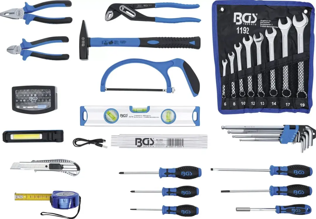 BGS technic Gereedschapskist 70224 - kunststof - 66 delig - afbeelding 4 van 6