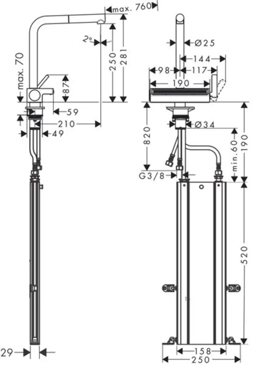Hansgrohe Aquno Select M81