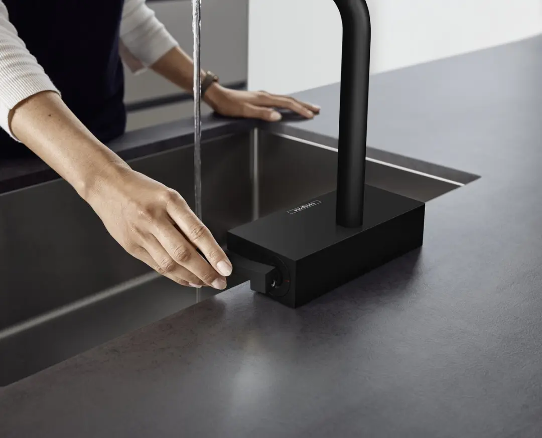 Hansgrohe Aquno Select M81 73836670 Keukenkraan - Mat Zwart - afbeelding 5 van 5