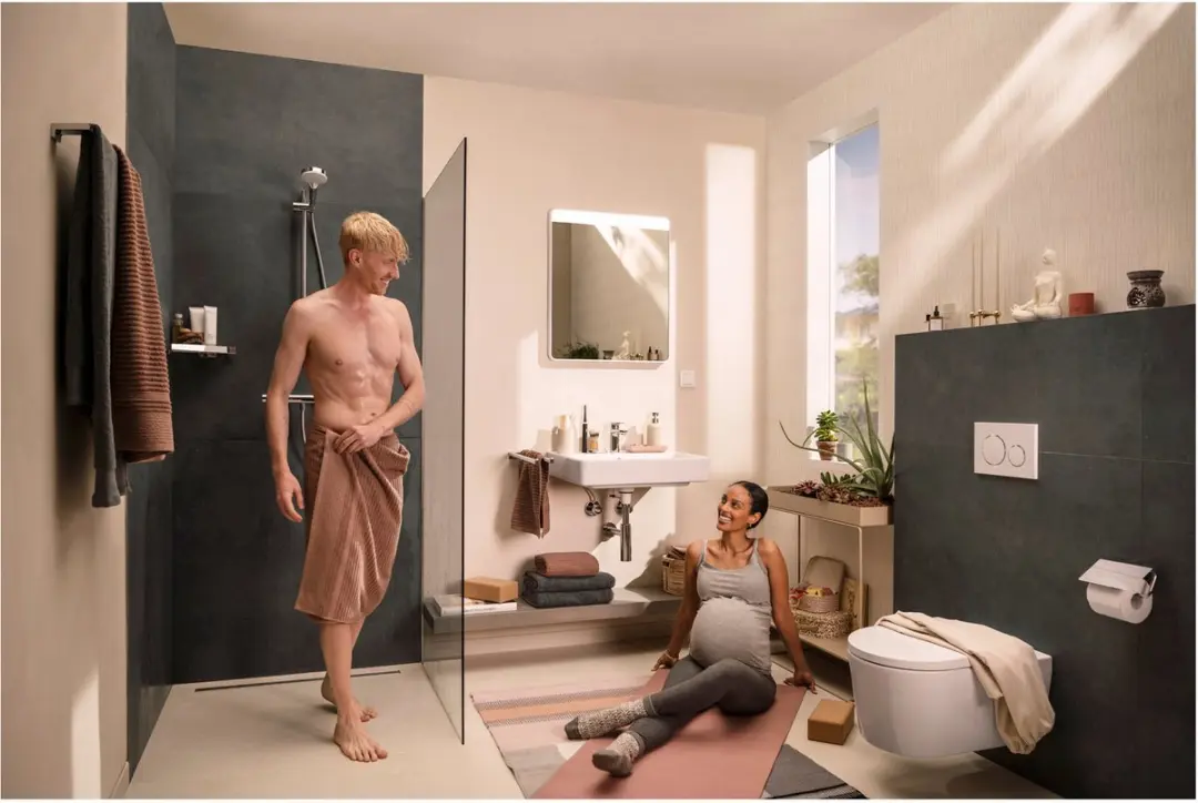 Hansgrohe Vernis Blend Wastafelmengkraan 100 - 71585000 - Chroom - afbeelding 3 van 6