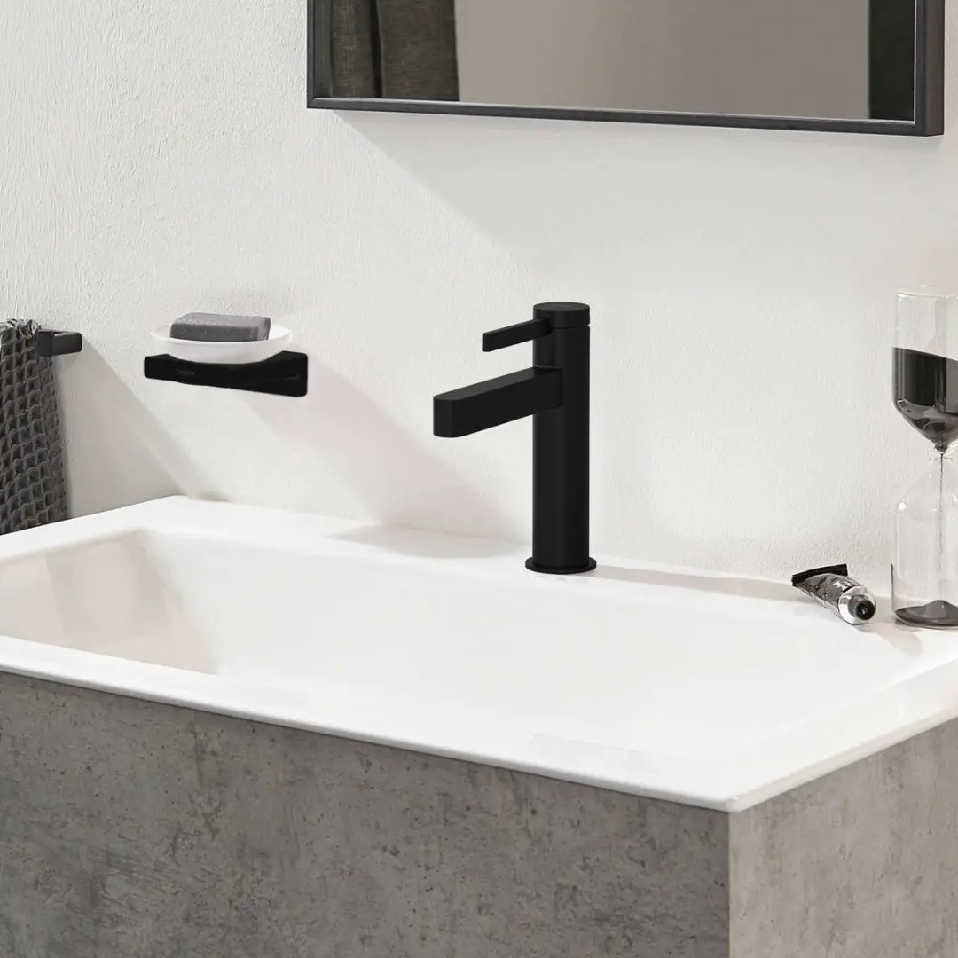 Hansgrohe Finoris 110 Wastafelmengkraan - Mat Zwart - afbeelding 6 van 6