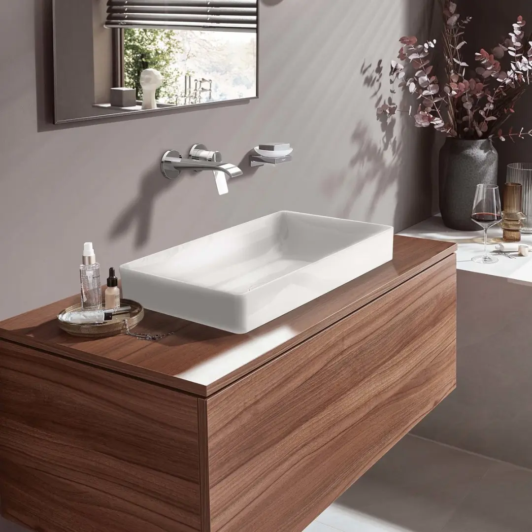 Hansgrohe VIVENIS afbouwdeel wastafelkraan - chroom - afbeelding 5 van 6