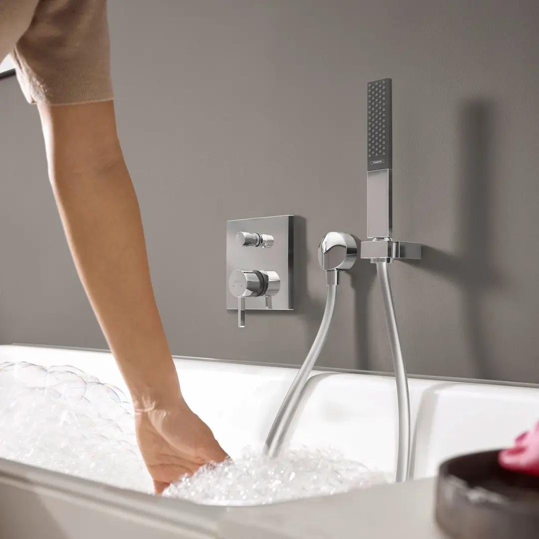 Hansgrohe Finoris 1-greeps inbouw badmengkraan - chroom - afbeelding 5 van 6