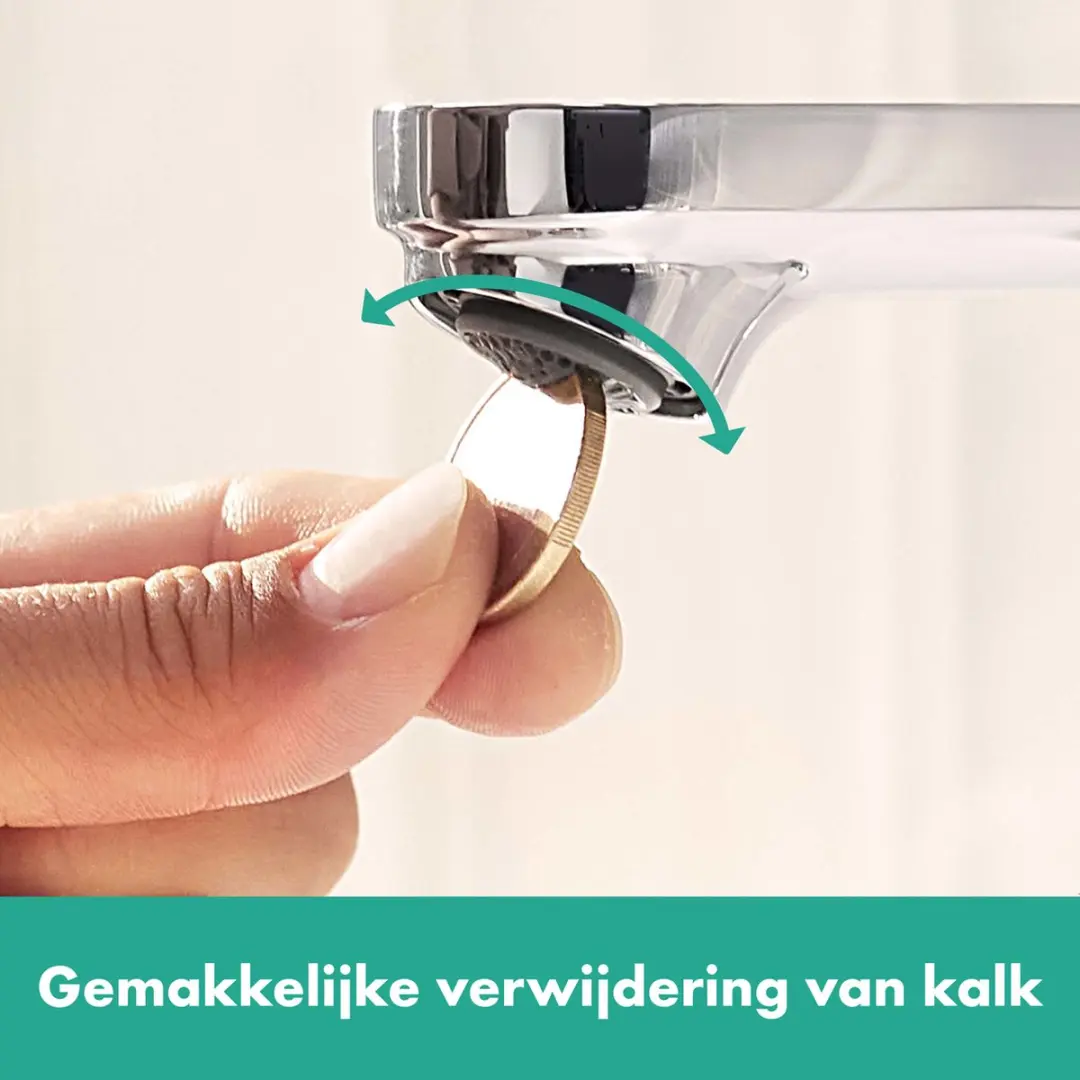 Hansgrohe Rebris S Fonteinkraan 80mm - Chroom - afbeelding 4 van 6