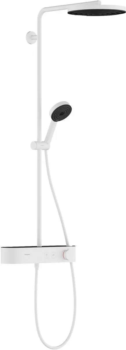 Hansgrohe Pulsify S Showerpipe 260 1jet EcoSmart - Mat Wit - afbeelding 2 van 6
